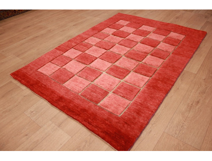 Nomadenteppich modern Perserteppich Loribaft 167x117 cm Rot