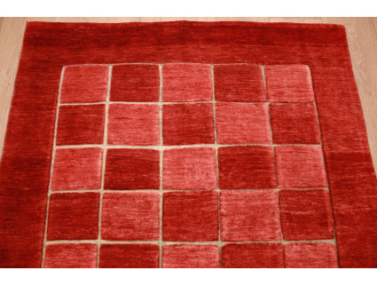 Nomadenteppich modern Perserteppich Loribaft 167x117 cm Rot