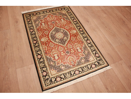 Persian carpet Qum pure silk 123x78 cm