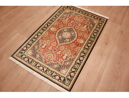 Persian carpet Qum pure silk 123x78 cm