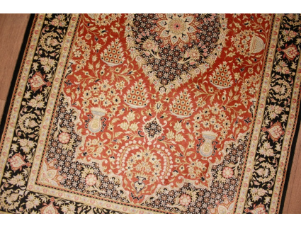 Persian carpet Qum pure silk 123x78 cm