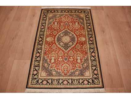 Persian carpet Qum pure silk 123x78 cm