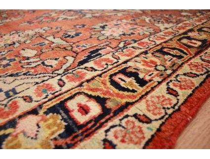 Persian carpet  Sarough Wool 218x132 cm Antique