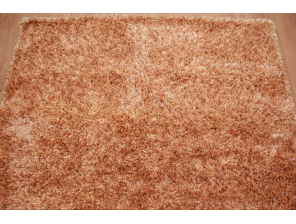 Oriental carpet Shaggy ca. 225x160 cm Beige / Gold