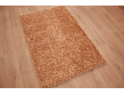 Oriental carpet Shaggy ca. 150x100 cm Beige / Gold