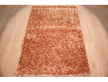 Oriental carpet Shaggy ca. 150x100 cm Red / Gold