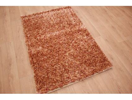 Oriental carpet Shaggy ca. 150x100 cm Red / Gold