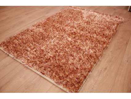 Oriental carpet Shaggy ca. 150x100 cm Red / Gold