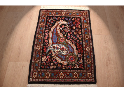 Persian carpet Ghom with Silk 85x60 cm Ilam