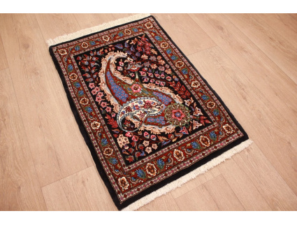 Persian carpet Ghom with Silk 85x60 cm Ilam