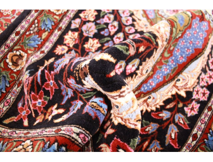 Persian carpet Ghom with Silk 85x60 cm Ilam