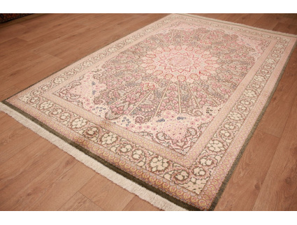 Persian carpet Gom pure silk rug 205x136 cm