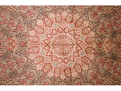 Persian carpet Gom pure silk rug 205x136 cm