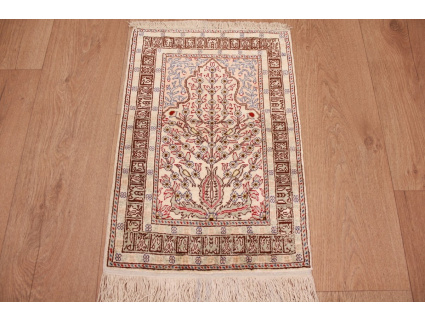 Original silk carpet  Kayseri 58x40 cm Pure silk