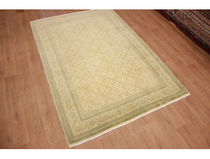 Perserteppich Täbriz Mahi  mit Seide 315x215 cm Beige