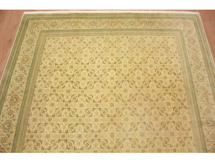 Perserteppich Täbriz Mahi  mit Seide 315x215 cm Beige