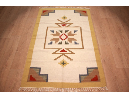 Oriental Kilim Wool 183x115 cm Beige modern