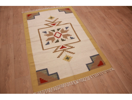 Oriental Kilim Wool 183x115 cm Beige modern