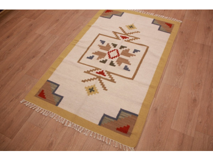 Oriental Kilim Wool 183x115 cm Beige modern