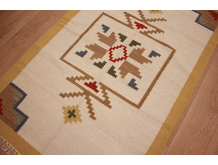 Oriental Kilim Wool 183x115 cm Beige modern