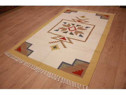 Oriental Kilim Wool 183x115 cm Beige modern