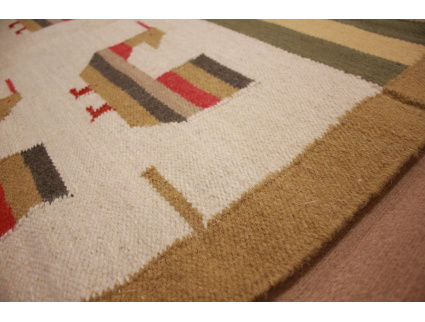 Oriental Kilim Wool 180x120 cm Beige modern