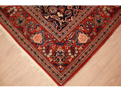 antique Persian carpet  Kashan  wool Rug 215x135 cm