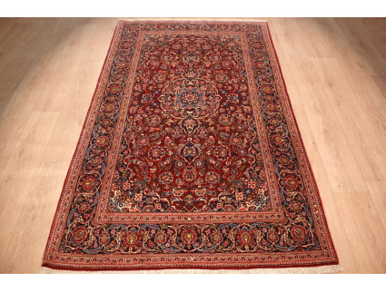 Semi antic Persian carpet  Kashan 225x133 cm