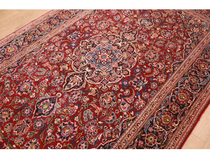 Semi antic Persian carpet  Kashan 225x133 cm