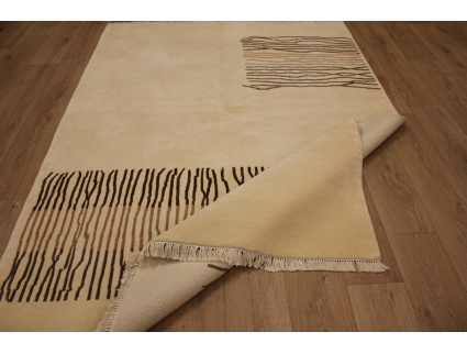 Designer Teppich Premium  Nepal 236x171 cm Beige