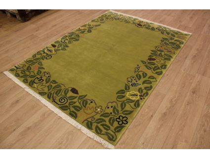 Orientteppich Nepal Royal 240x170 cm Grün