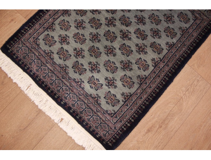 Oriental carpet Bukhara wool 84x64 cm Blue