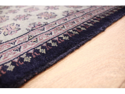 Oriental carpet Bukhara wool 84x64 cm Blue