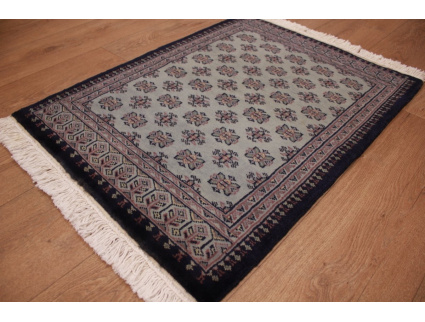 Oriental carpet Bukhara wool 84x64 cm Blue