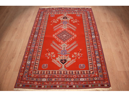 Persian carpet Kelim Sumak 206x135 cm Red