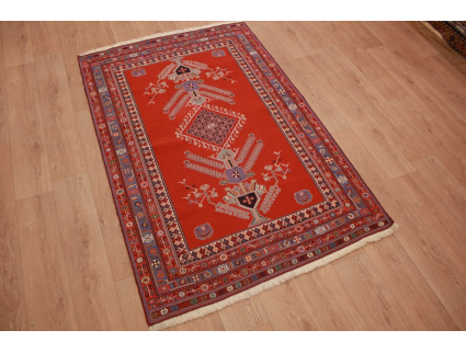 Persian carpet Kelim Sumak 206x135 cm Red