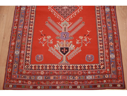 Persian carpet Kelim Sumak 206x135 cm Red