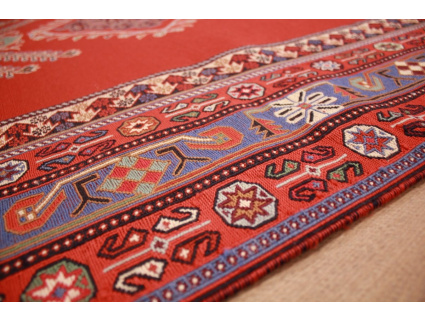 Persian carpet Kelim Sumak 206x135 cm Red