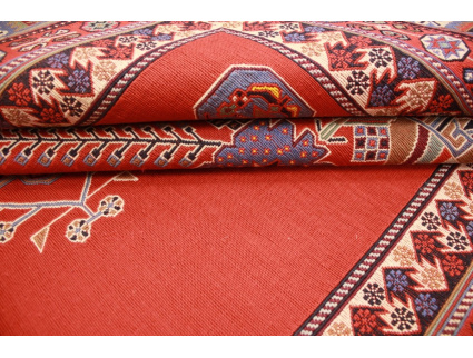 Persian carpet Kelim Sumak 206x135 cm Red