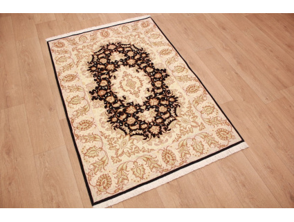 Persian carpet Täbriz wool and silk 151x100 cm