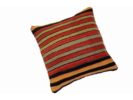 Oriental Kilim Pillow cushion natural colors & wool ca. 40x40 cm