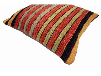 Oriental Kilim Pillow cushion natural colors & wool ca. 40x40 cm