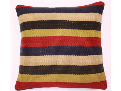 Oriental Kilim Pillow cushion natural colors & wool ca. 40x40 cm