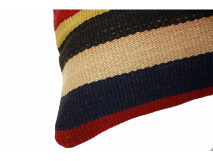 Oriental Kilim Pillow cushion natural colors & wool ca. 40x40 cm