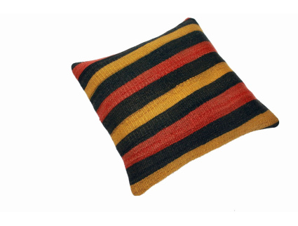 Oriental Kilim Pillow cushion natural colors & wool ca. 40x40 cm