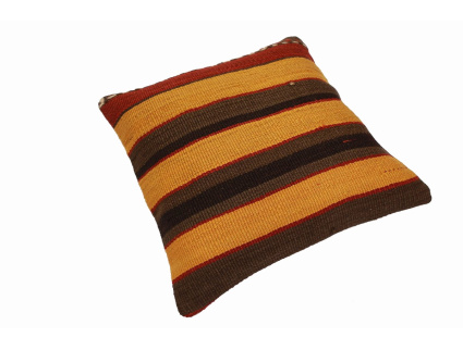 Oriental Kilim Pillow cushion natural colors & wool ca. 40x40 cm