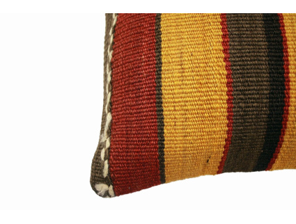 Oriental Kilim Pillow cushion natural colors & wool ca. 40x40 cm