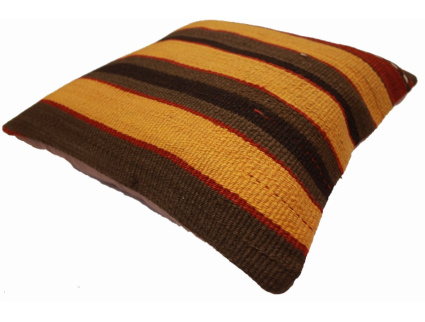 Oriental Kilim Pillow cushion natural colors & wool ca. 40x40 cm