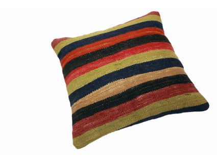 Oriental Kilim Pillow cushion natural colors & wool ca. 40x40 cm