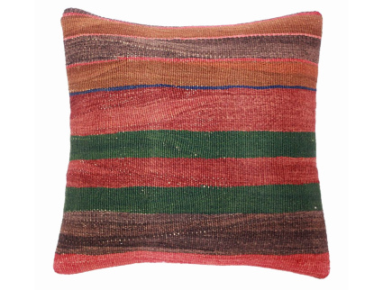 Oriental Kilim Pillow cushion natural colors & wool ca. 40x40 cm